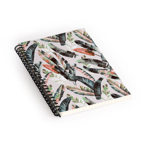 Marta Barragan Camarasa Winter palm trees Spiral Notebook