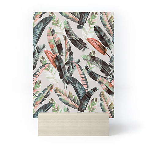 Marta Barragan Camarasa Winter palm trees Mini Art Print