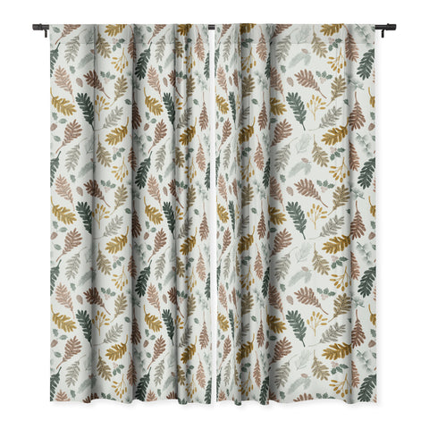 Marta Barragan Camarasa Winter season meadow II Blackout Window Curtain