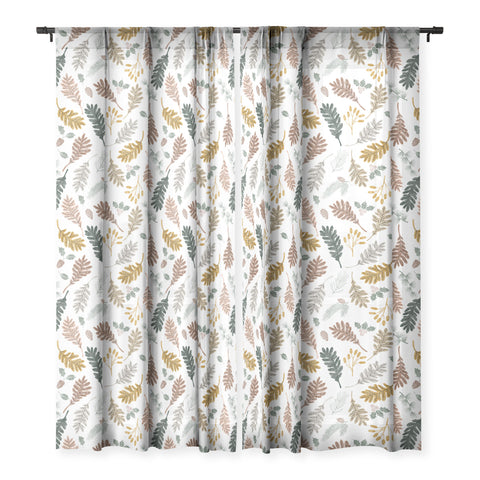 Marta Barragan Camarasa Winter season meadow II Sheer Window Curtain