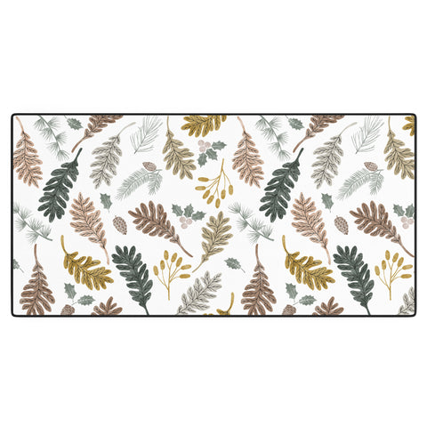 Marta Barragan Camarasa Winter season meadow II Desk Mat