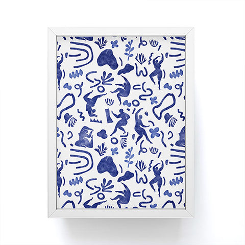 Marta Barragan Camarasa Women dance nature Framed Mini Art Print