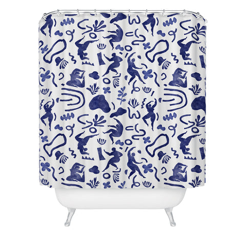 Marta Barragan Camarasa Women dance nature Shower Curtain