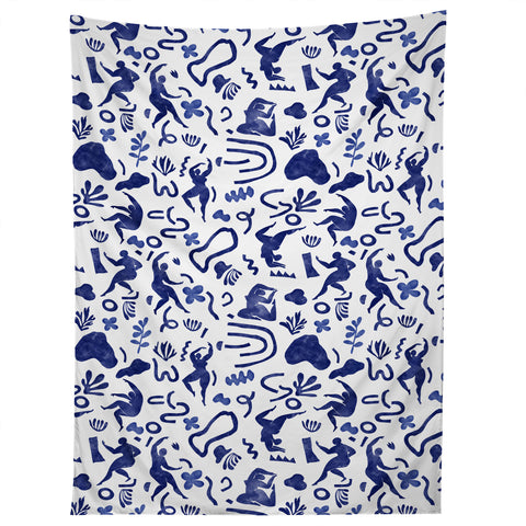 Marta Barragan Camarasa Women dance nature Tapestry