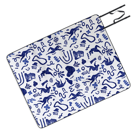 Marta Barragan Camarasa Women dance nature Picnic Blanket