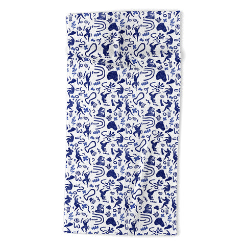 Marta Barragan Camarasa Women dance nature Beach Towel