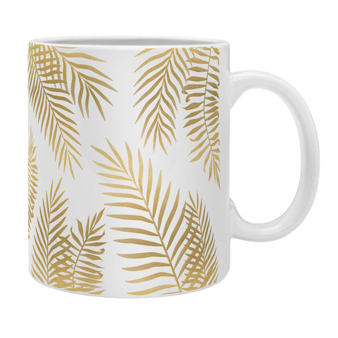 Marta Olga Klara Gold palm leaves Coffee Mug