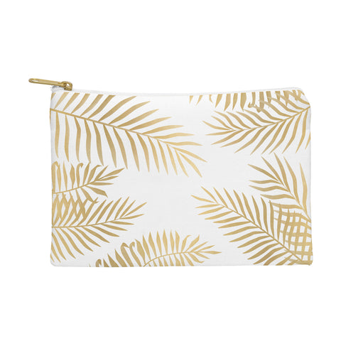 Marta Olga Klara Gold palm leaves Pouch