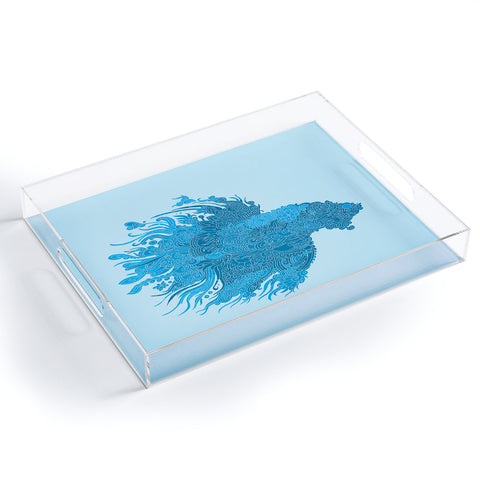 Martin Bunyi Beta Blue Acrylic Tray