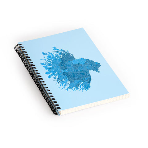 Martin Bunyi Beta Blue Spiral Notebook