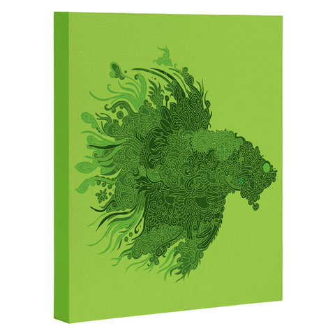 Martin Bunyi Beta Green Art Canvas