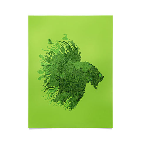 Martin Bunyi Beta Green Poster