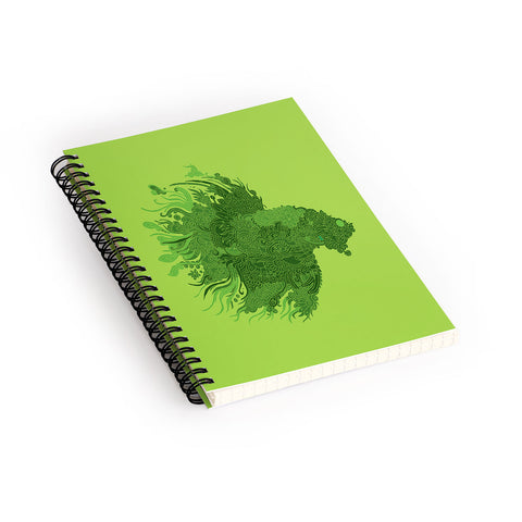Martin Bunyi Beta Green Spiral Notebook