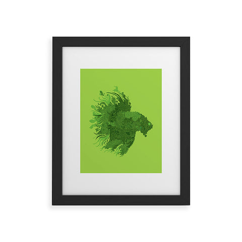 Martin Bunyi Beta Green Framed Art Print