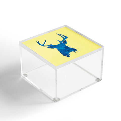 Martin Bunyi Deerhead Yellow Acrylic Box