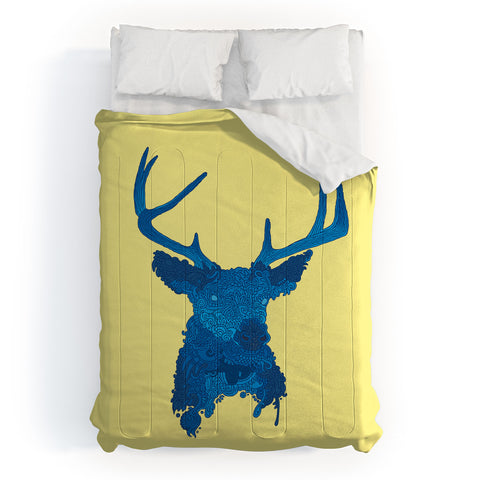 Martin Bunyi Deerhead Yellow Comforter