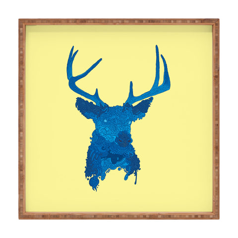 Martin Bunyi Deerhead Yellow Square Tray