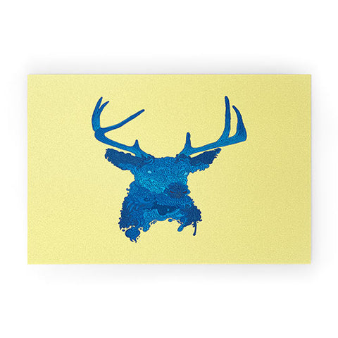 Martin Bunyi Deerhead Yellow Welcome Mat