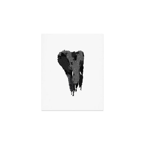 Martin Bunyi Elephant Gray Art Print