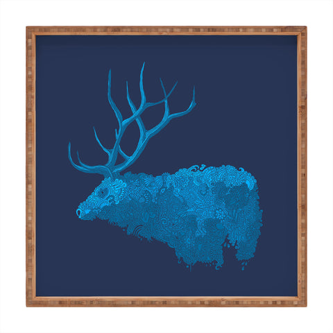 Martin Bunyi Elk Blue Square Tray