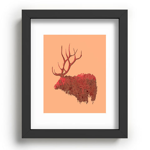 Martin Bunyi Elk Red Recessed Framing Rectangle