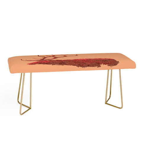 Martin Bunyi Elk Red Bench