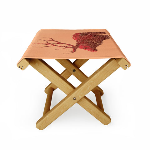 Martin Bunyi Elk Red Folding Stool