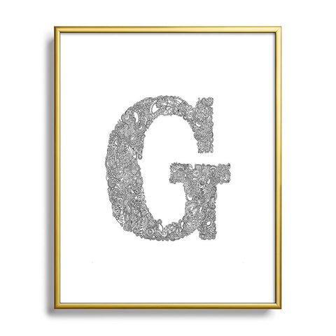 Martin Bunyi Isabet G Metal Framed Art Print