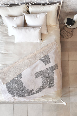 Martin Bunyi Isabet G Fleece Throw Blanket