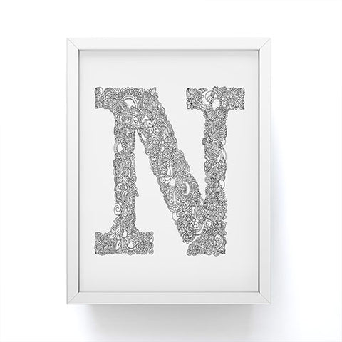 Martin Bunyi Isabet N Framed Mini Art Print