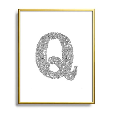 Martin Bunyi Isabet Q Metal Framed Art Print