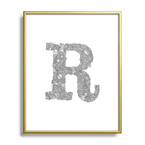 Martin Bunyi Isabet R Metal Framed Art Print