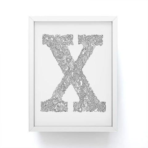 Martin Bunyi Isabet X Framed Mini Art Print