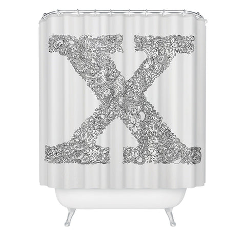 Martin Bunyi Isabet X Shower Curtain