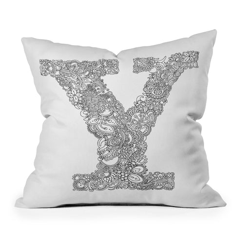 Martin Bunyi Isabet Y Throw Pillow