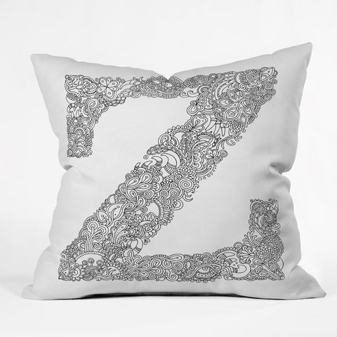 Martin Bunyi Isabet Z Outdoor Throw Pillow
