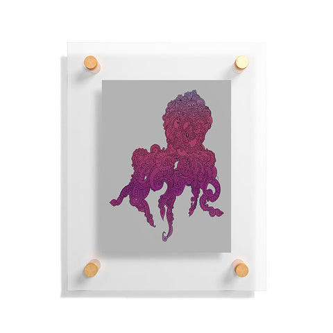 Martin Bunyi Octopus Purple Floating Acrylic Print