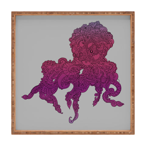 Martin Bunyi Octopus Purple Square Tray