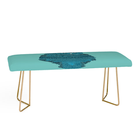 Martin Bunyi Owl Blue Bench