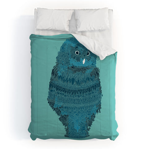 Martin Bunyi Owl Blue Comforter
