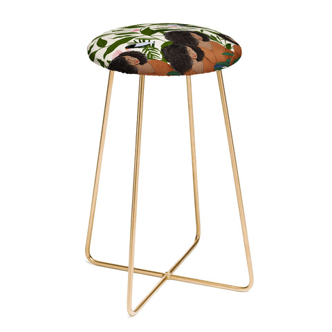 mary joak Aanu the plant lady Counter Stool