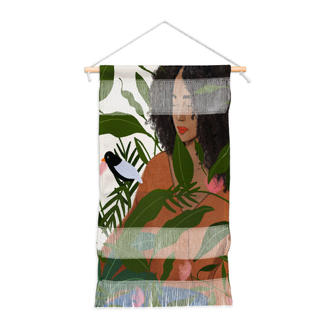 mary joak Aanu the plant lady Wall Hanging Portrait