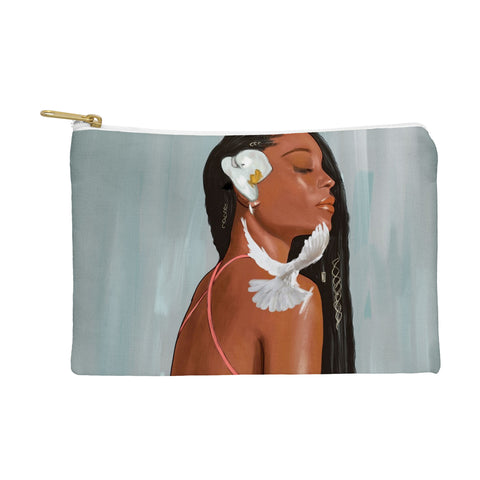mary joak Girl in a bow Pouch