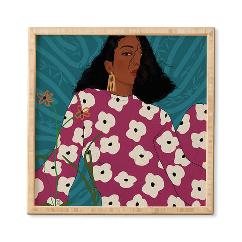 mary joak Half Truth Not forgotten Framed Wall Art