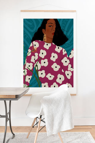 mary joak Half Truth Not forgotten Art Print And Hanger