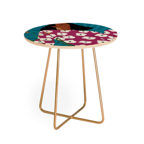 mary joak Half Truth Not forgotten Round Side Table