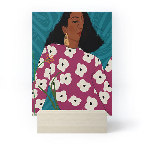 mary joak Half Truth Not forgotten Mini Art Print