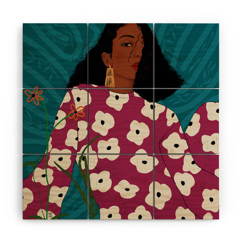 mary joak Half Truth Not forgotten Wood Wall Mural