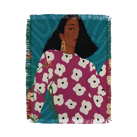 mary joak Half Truth Not forgotten Throw Blanket