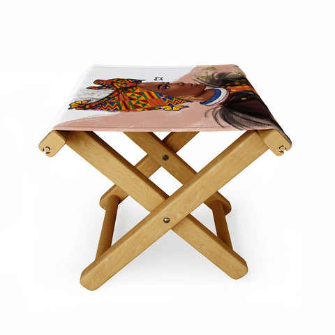 mary joak Just Bloom Folding Stool